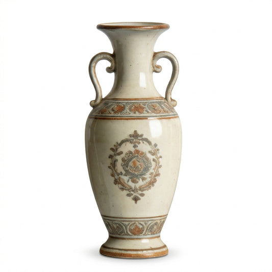 🥒LUMIKIDIY™ Vintage Double-Handle Decorative Ceramic Vase