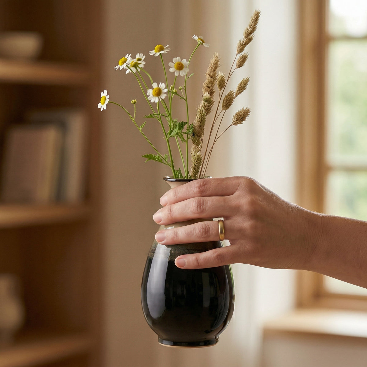 🥑LUMIKIDIY™ Glossy Gradient Ceramic Decorative Vase