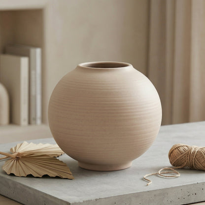 🍌LUMIKIDIY™ Minimalist Round Ceramic Vase