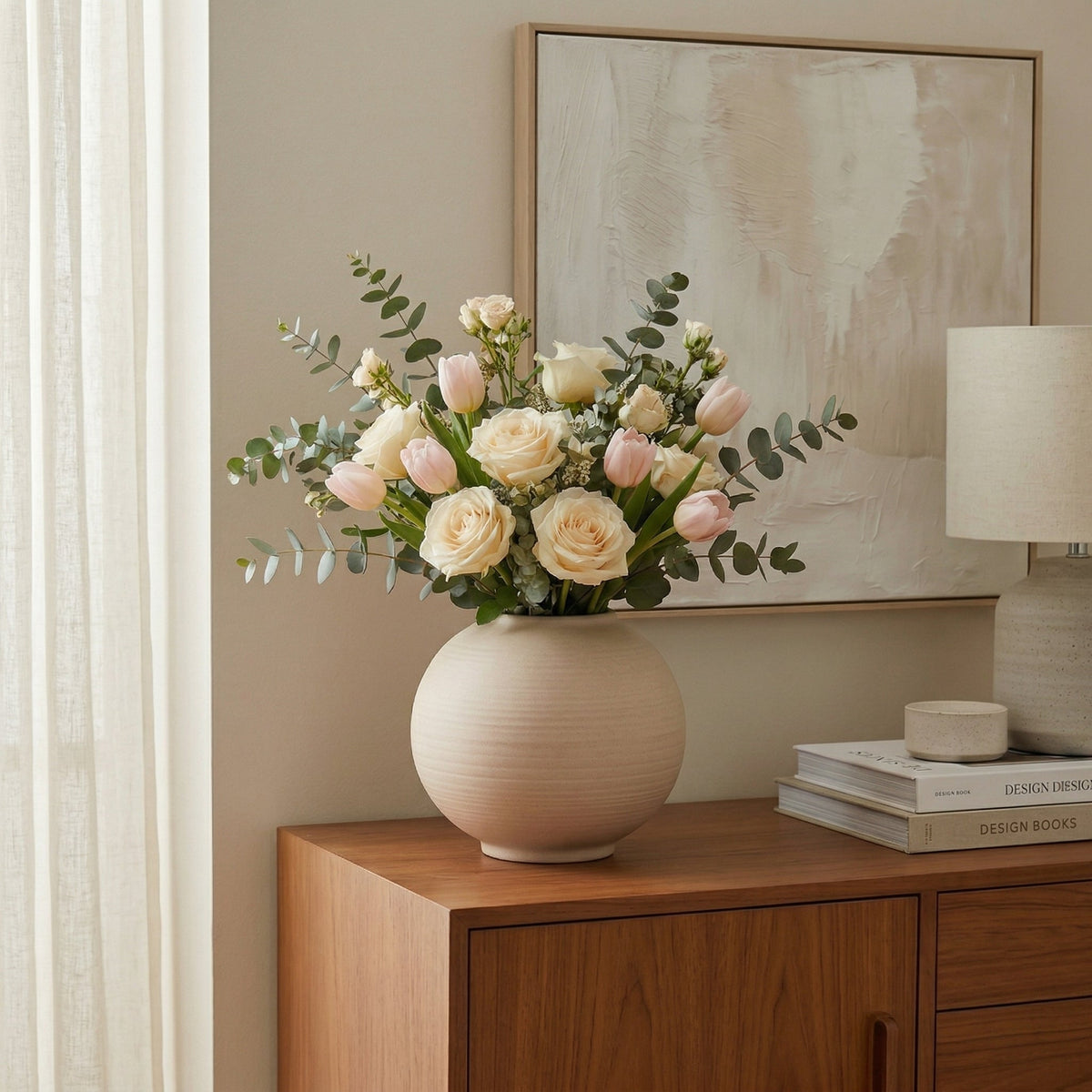 🍌LUMIKIDIY™ Minimalist Round Ceramic Vase