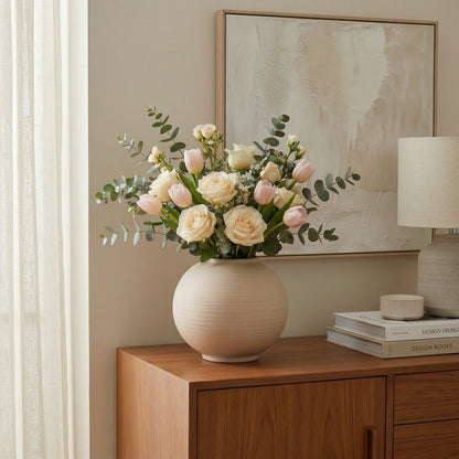 🍌LUMIKIDIY™ Minimalist Round Ceramic Vase